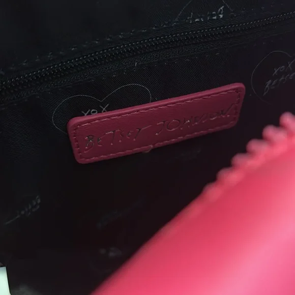 Betsey Johnson Quilted Heart Crossbody - Picture 9 of 10